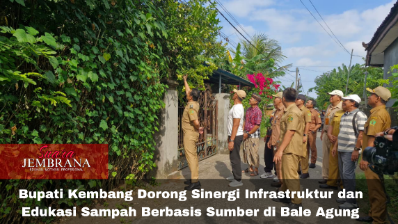 Bupati Kembang Dorong Sinergi Infrastruktur dan Edukasi Sampah Berbasis Sumber di Bale Agung