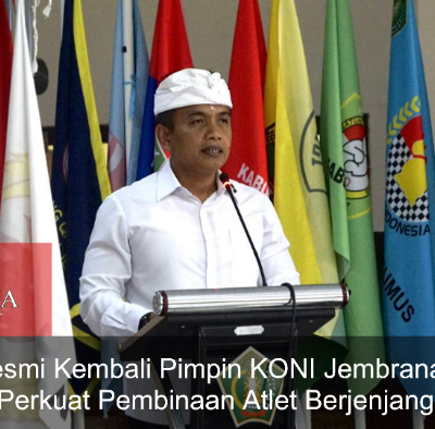 Ipat Resmi Kembali Pimpin KONI Jembrana, Siap Perkuat Pembinaan Atlet Berjenjang