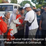 Peduli Sesama, Sahabat Hardtop Negaroa Salurkan Paket Sembako di Gilimanuk