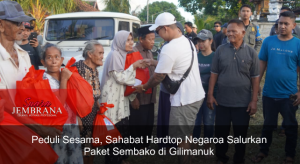 Peduli Sesama, Sahabat Hardtop Negaroa Salurkan Paket Sembako di Gilimanuk