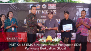 HUT Ke-13 SMK 5 Negara, Fokus Penguatan SDM Pariwisata Berkualitas Global