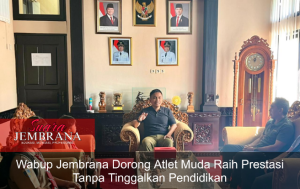 Wabup Jembrana Dorong Atlet Muda Raih Prestasi Tanpa Tinggalkan Pendidikan