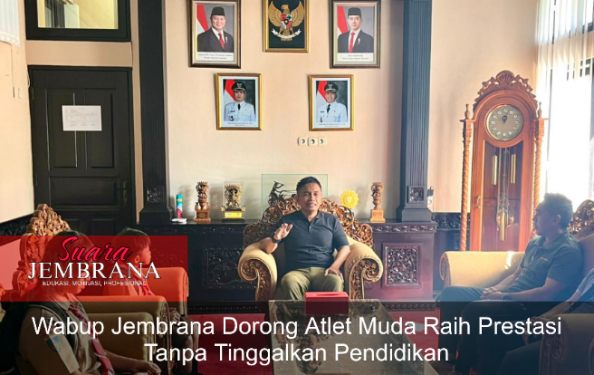 Wabup Jembrana Dorong Atlet Muda Raih Prestasi Tanpa Tinggalkan Pendidikan