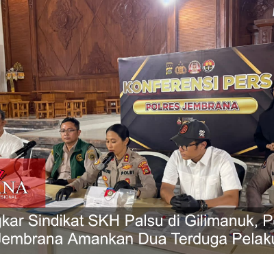 Bongkar Sindikat SKH Palsu di Gilimanuk, Polres Jembrana Amankan Dua Terduga Pelaku