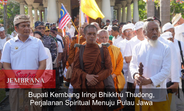Bupati Kembang Iringi Bhikkhu Thudong, Perjalanan Spiritual Menuju Pulau Jawa