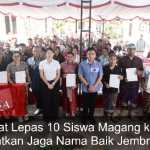 Wabup Ipat Lepas 10 Siswa Magang ke Jepang, Ingatkan Jaga Nama Baik Jembrana