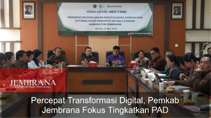 Percepat Transformasi Digital, Pemkab Jembrana Fokus Tingkatkan PAD