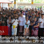 Target Rampung 31 Mei, Pemkab Jembrana Maksimalkan Penyaluran CPP Pusat