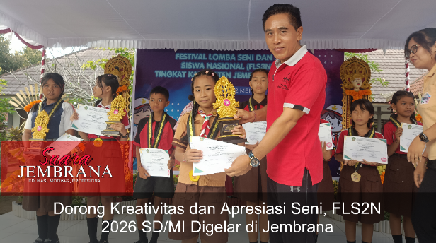 Dorong Kreativitas dan Apresiasi Seni, FLS2N 2026 SD/MI Digelar di Jembrana