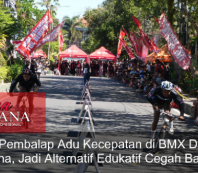Ratusan Pembalap Adu Kecepatan di BMX Drag Race Jembrana, Jadi Alternatif Edukatif Cegah Balap Liar