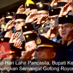 Peringati Hari Lahir Pancasila, Bupati Kembang Gaungkan Semangat Gotong Royong