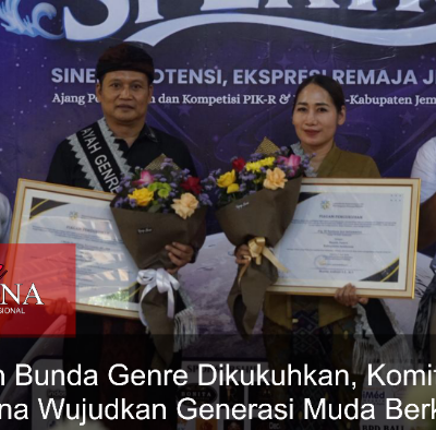 Ayah Bunda Genre Dikukuhkan, Komitmen Jembrana Wujudkan Generasi Muda Berkarakter