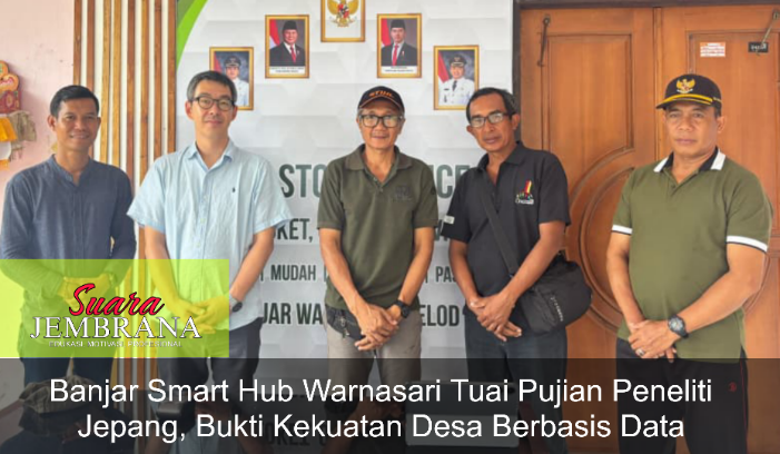Banjar Smart Hub Warnasari Tuai Pujian Peneliti Jepang, Bukti Kekuatan Desa Berbasis Data
