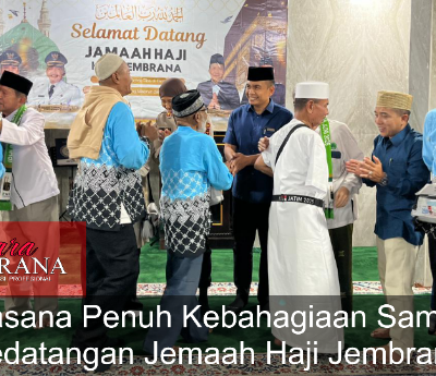 Suasana Penuh Kebahagiaan Sambut Kedatangan Jemaah Haji Jembrana