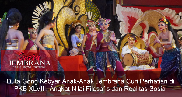 Duta Gong Kebyar Anak-Anak Jembrana Curi Perhatian di PKB XLVIII, Angkat Nilai Filosofis dan Realitas Sosial