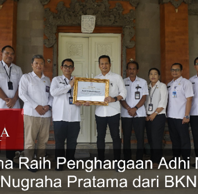 Kabupaten Jembrana Raih Penghargaan Adhi Manawa Nugraha Pratama dari BKN