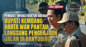 Perkuat Infrastruktur Daerah, Bupati Kembang Hartawan Pantau Langsung Pengerjaan Jalan di Banyubiru