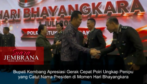Bupati Kembang Apresiasi Gerak Cepat Polri Ungkap Penipu yang Catut Nama Presiden di Momen Hari Bhayangkara