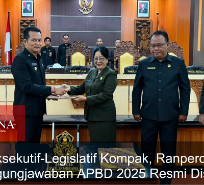 Eksekutif-Legislatif Kompak, Ranperda Pertanggungjawaban APBD 2025 Resmi Disepakati