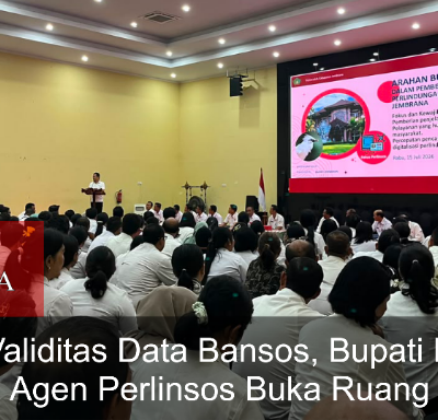 Perkuat Validitas Data Bansos, Bupati Kembang Wajibkan Agen Perlinsos Buka Ruang Sanggah