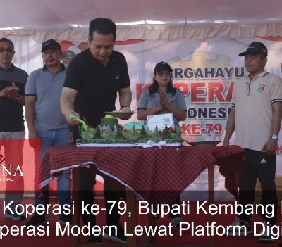 HUT Koperasi ke-79, Bupati Kembang Bidik Koperasi Modern Lewat Platform Digital