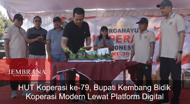 HUT Koperasi ke-79, Bupati Kembang Bidik Koperasi Modern Lewat Platform Digital