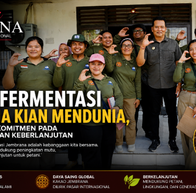 Kakao Fermentasi Jembrana Kian Mendunia, Bupati Perkuat Komitmen pada Standar Mutu dan Keberlanjutan