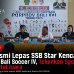 Ipat Resmi Lepas SSB Star Kencana ke Kerti Bali Soccer IV, Tekankan Sportivitas dan Mental Juara