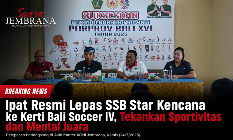 Ipat Resmi Lepas SSB Star Kencana ke Kerti Bali Soccer IV, Tekankan Sportivitas dan Mental Juara