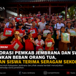 Kolaborasi Pemkab Jembrana dan Swasta Ringankan Beban Orang Tua, Ratusan Siswa Terima Seragam Sekolah