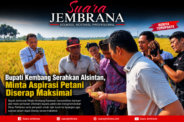 Bupati Kembang Serahkan Alsintan, Minta Aspirasi Petani Diserap Maksimal