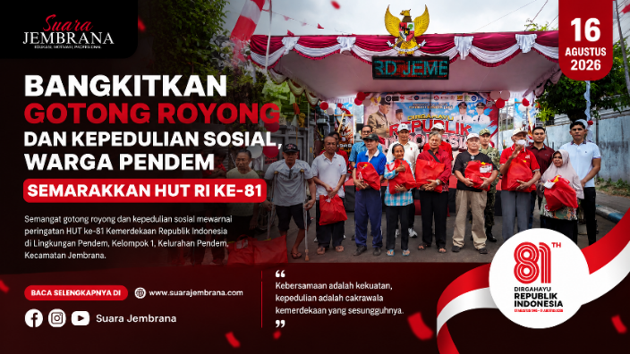 Bangkitkan Gotong Royong dan Kepekaan Sosial, Warga Pendem Semarakkan HUT RI ke-81