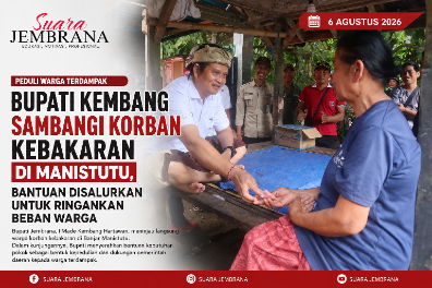 Bupati Kembang Sambangi Korban Kebakaran di Manistutu, Bantuan Disalurkan untuk Ringankan Beban Warga