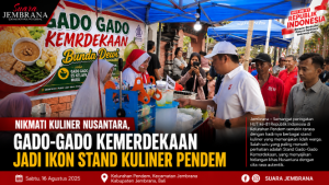 Nikmati Kuliner Nusantara, Gado-Gado Kemerdekaan Jadi Ikon Stand Kuliner Pendem