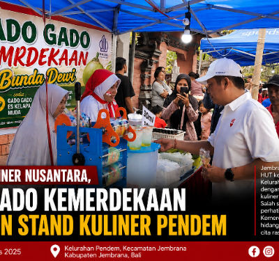Nikmati Kuliner Nusantara, Gado-Gado Kemerdekaan Jadi Ikon Stand Kuliner Pendem