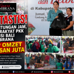 Fantastis! Baru Hitungan Jam, Pasar Rakyat PKK Provinsi Bali di Jembrana Raup Omzet Ratusan Juta