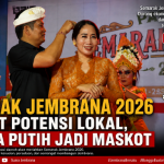 Semarak Jembrana 2026 Angkat Potensi Lokal, Cepaka Putih Jadi Maskot