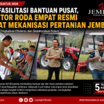 DPR RI Fasilitasi Bantuan Pusat, 5 Traktor Roda Empat Resmi Perkuat Mekanisasi Pertanian Jembrana