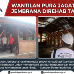 Wantilan Pura Jagatnatha Jembrana Direhab Tahun Ini
