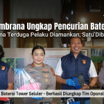 Polres Jembrana Ungkap Pencurian Baterai Tower, Lima Terduga Pelaku Diamankan, Satu Diburu
