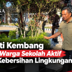 Bupati Kembang Minta Warga Sekolah Aktif Jaga Kebersihan Lingkungan