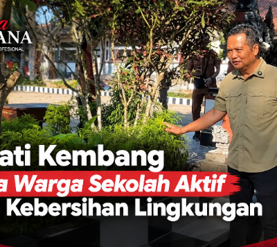 Bupati Kembang Minta Warga Sekolah Aktif Jaga Kebersihan Lingkungan