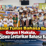 Festival Tunas Bahasa Ibu Gugus I Nakula, 112 Siswa Lestarikan Bahasa Bali