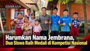 Harumkan Nama Jembrana, Dua Siswa Raih Medali di Kompetisi Nasional