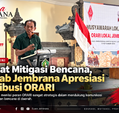 Perkuat Mitigasi Bencana, Pemkab Jembrana Apresiasi Kontribusi ORARI