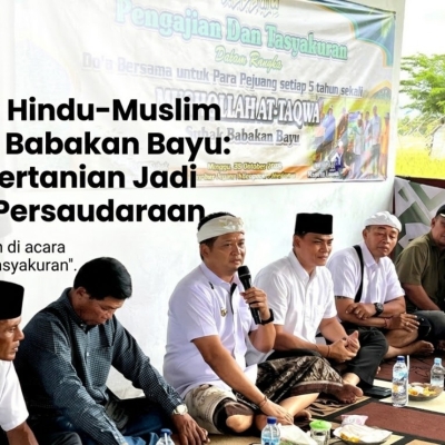 Harmoni Hindu-Muslim di Subak Babakan Bayuh, Tradisi Pertanian Jadi Perekat Persaudaraan