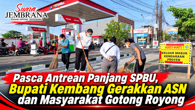 Pasca Antrean Panjang SPBU, Bupati Kembang Gerakkan ASN dan Masyarakat Gotong Royong