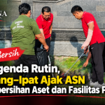 Jumat Bersih Jadi Agenda Rutin, Kembang–Ipat Ajak ASN Jaga Kebersihan Aset dan Fasilitas Publik