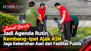Jumat Bersih Jadi Agenda Rutin, Kembang–Ipat Ajak ASN Jaga Kebersihan Aset dan Fasilitas Publik