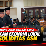 Bupati Kembang Lantik Pejabat Baru: Tekankan Ekonomi Lokal dan Soliditas ASN